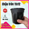 chậu tròn 11x12 đen